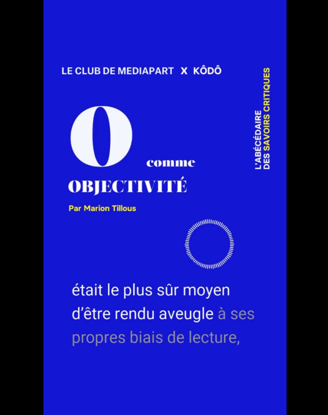 Objectivité / Objectivation
