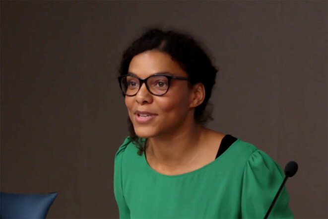 Nadia Yala Kisukidi en 2018. © Capture d’écran chaîne YouTube Corpus Africana