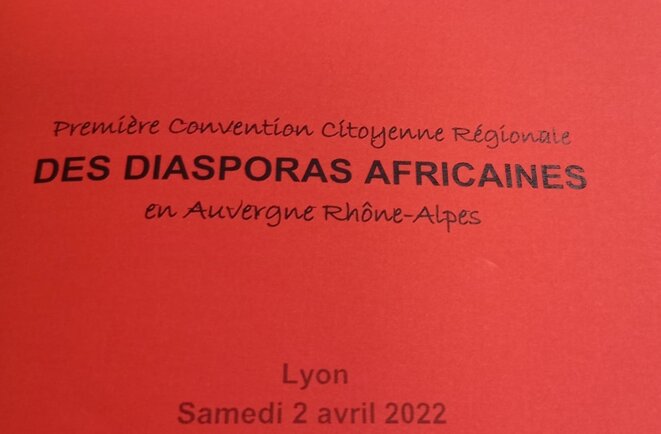 Convention Citoyenne des Diasporas Africaines en Auvergne Rhône-Alpes
