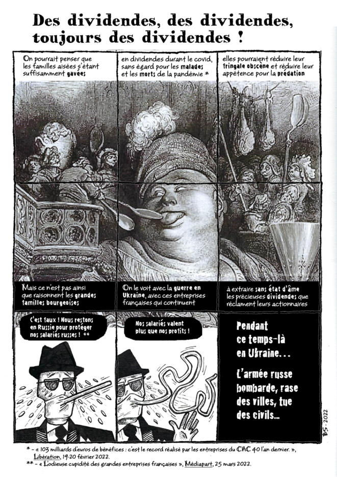 Des dividendes, des dividendes, toujours des dividendes