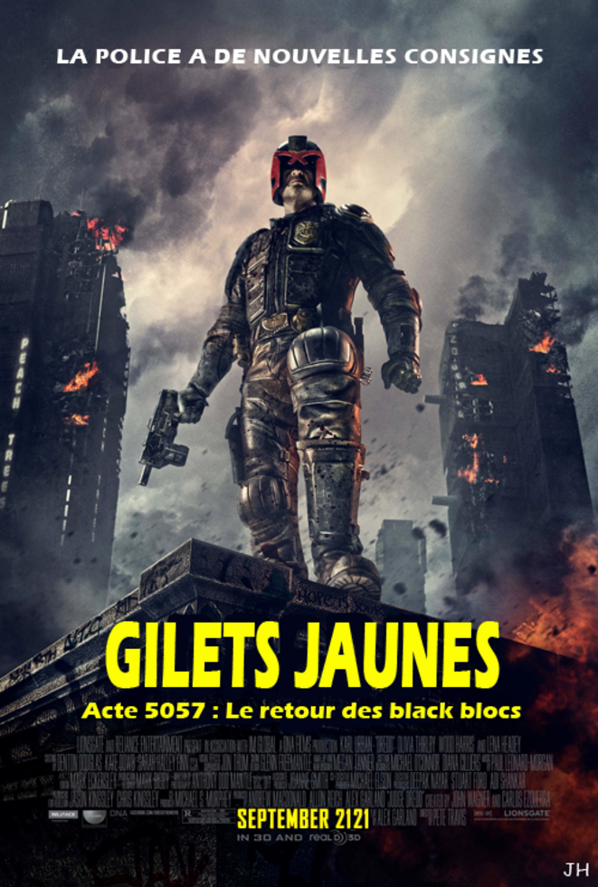 GIlets Jaunes, acte 5057.