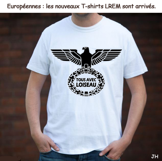 Nouveaux T-shirts LREM pour les européennes