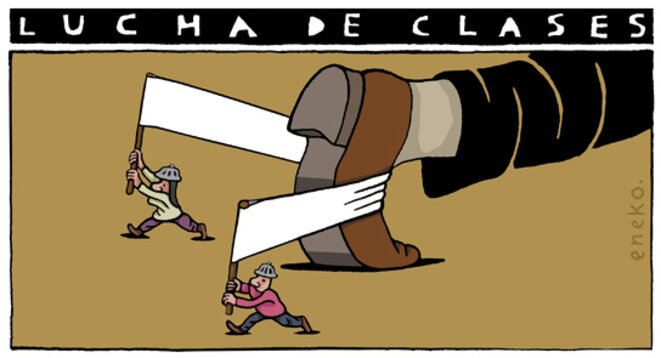 lutte de classes © ENEKO illustrateur espagnol