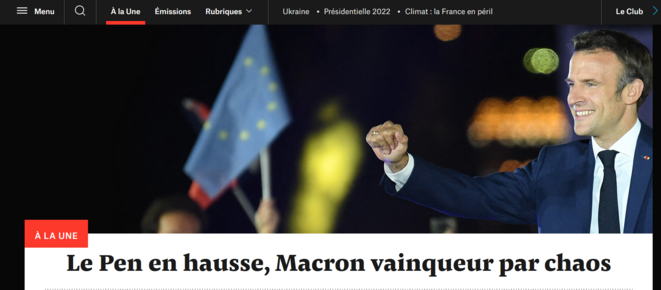 Il y a des "Une" qui en disent long...