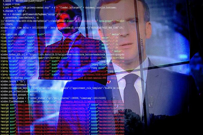Dès 2017, la France devait devenir une « start-up nation » pour Emmanuel Macron. © Photo illustration Sébastien Calvet / Mediapart