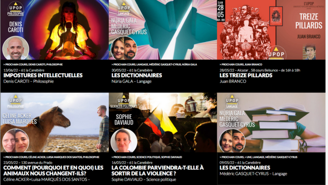 Les prochaines conférences-débats de l'UPOP 13