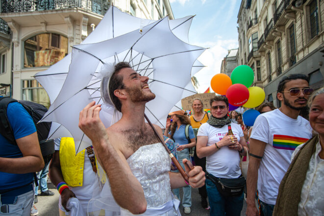 150.000 personnes envahissant Bruxelles lors de la Gai Pride après deux ans d'absence