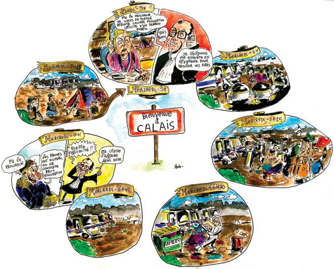 À Calais, le flagrant déni permanent