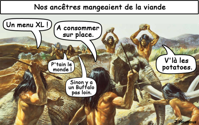 Nos ancêtres mangeaient de la viande