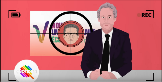 Mélenchon mégalo ! Mégafake au Quotidien, signé Yann Barthès...