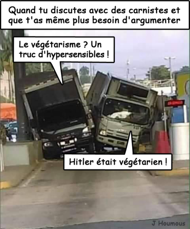 Quand tu discutes avec des carnistes ...