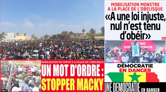 LA DÉMOCRATIE SÉNÉGALAISE EN DANGER