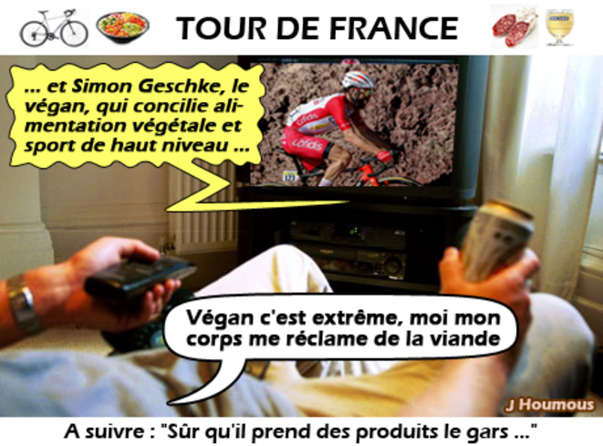Vegan au tour de France