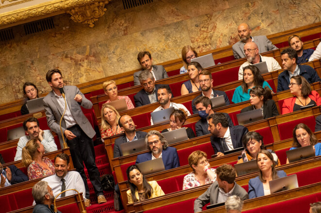 MPs debating at the National Assembly, July 18th 2022. © Photo Stéphane Mouchmouche