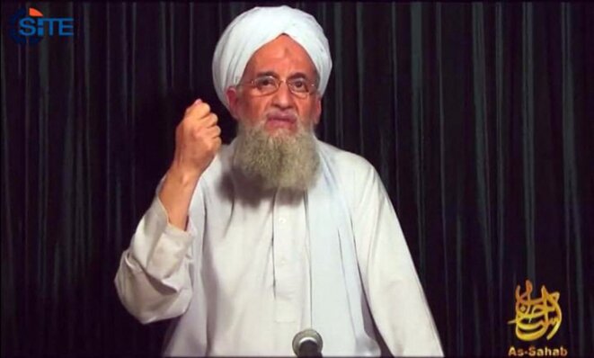 Ayman al-Zawahiri dans une vidéo de 2012. © Photo SITE INTELLIGENCE GROUP/AFP