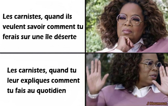 Végan ? Et si t'étais sur une île déserte