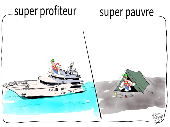 Super profiteur .. Super pauvre