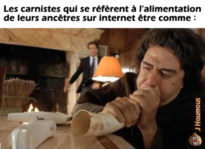 "Nos ancêtres mangeaient de la viande"