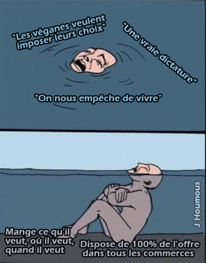 Les véganes veulent imposer leurs choix