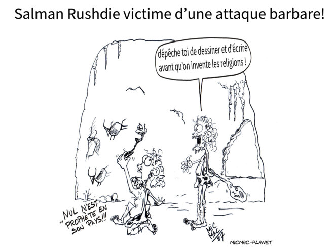 Salman Rushdie victime d’une attaque barbare !