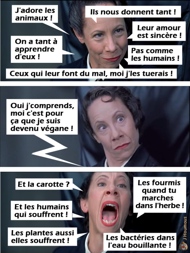 J'adore les animaux, je déteste les végans