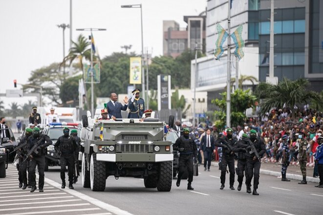 Libreville : le défilé marquant 62ᵉ anniversaire de l’accession du Gabon à la souveraineté internationale – Arrivée du Chef de l’État Ali Bongo