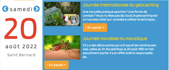 Nous sommes le 20 août