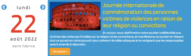 Nous sommes le 22 août