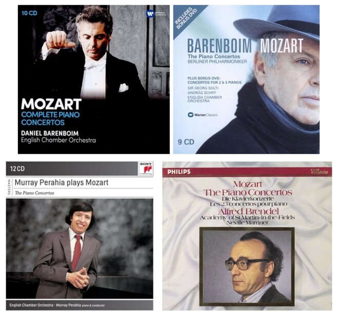 Barenboim, Perahia, Brendel : Mozart retrouvé