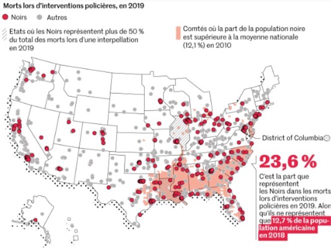 Les Etats-Unis, pays riche qui sème la mort