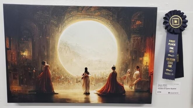 Une Intelligence Artificielle gagne un concours artistique