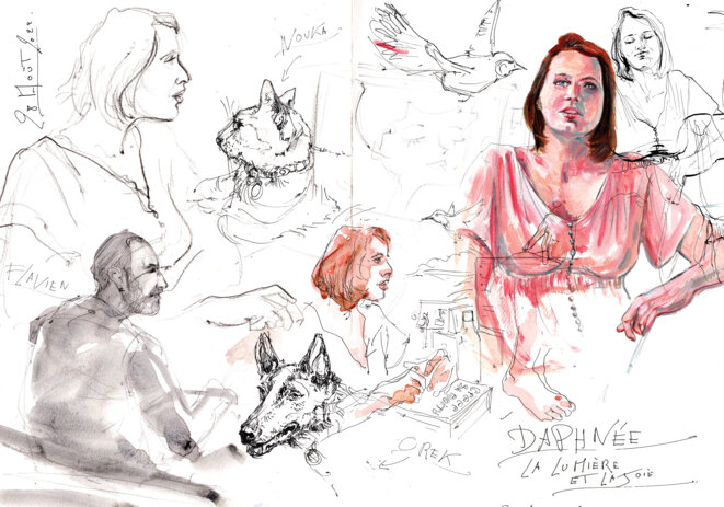 Daphnée, la lumière et la joie.