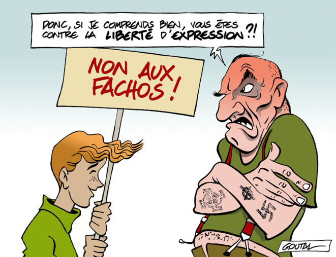 Très beau succès de la manif antifa, hier à Callac (22)!!! Ça réchauffe le cœur