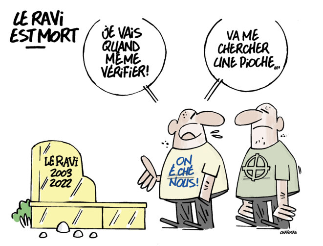 Le Ravi baisse les bras