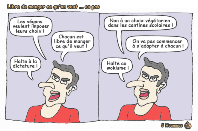 Libre de manger ce qu'on veut ... ou pas