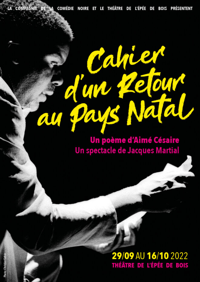 Césaire par Jacques Martial, du 29 sept. au 16 oct. 2022