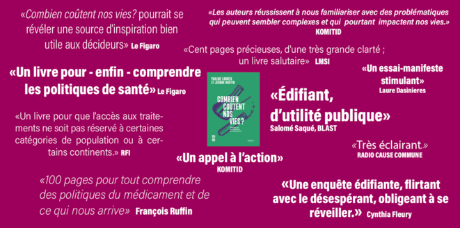 Un livre sur les politiques du médicament « édifiant, qui oblige à se réveiller »