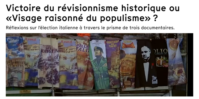 Interroger le résultat des législatives italiennes à travers le regard d'auteur·rices