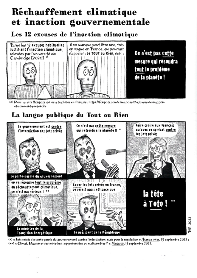 Réchauffement climatique et inaction gouvernementale