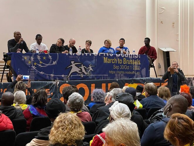 « Des droits, pas des mort·e·s » : La marche des sans-papiers vers la liberté