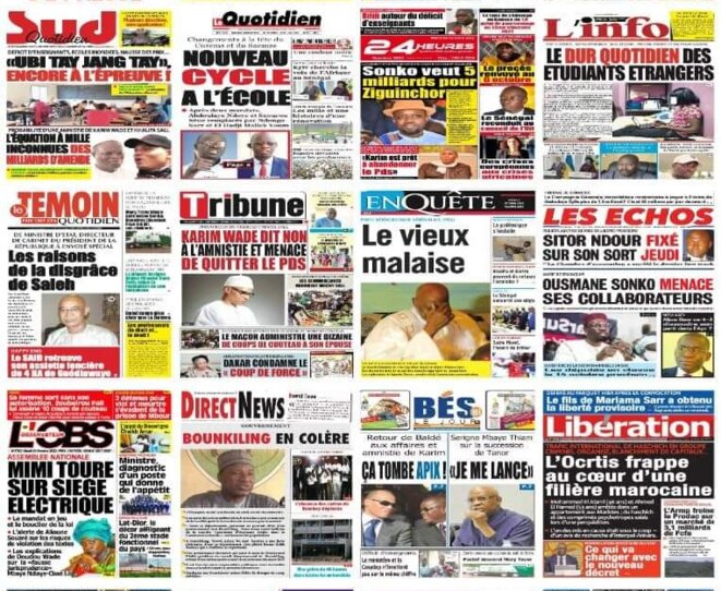 LE DILEMME DE LA PRESSE SÉNÉGALAISE