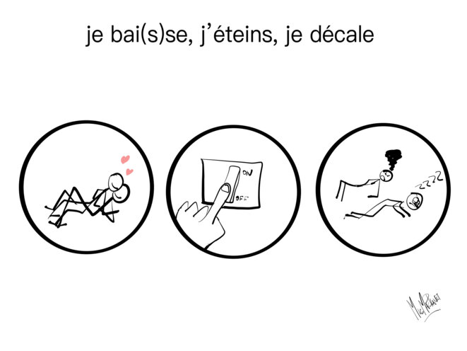 je bai(s)se, j’éteins, je décale