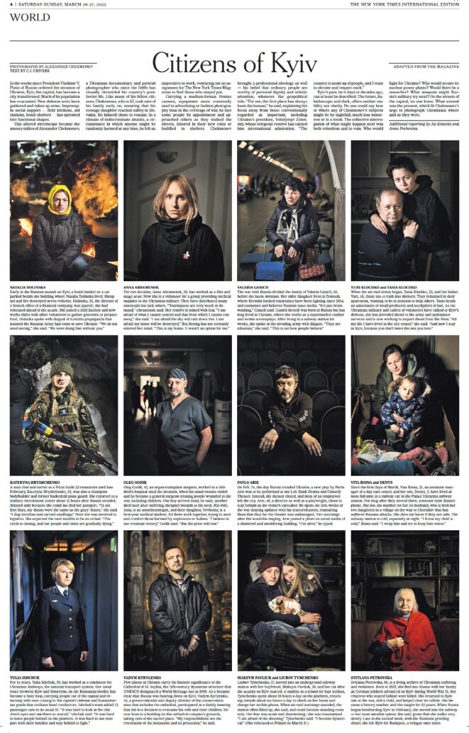 L’arme que je sais manier, c’est mon appareil photo