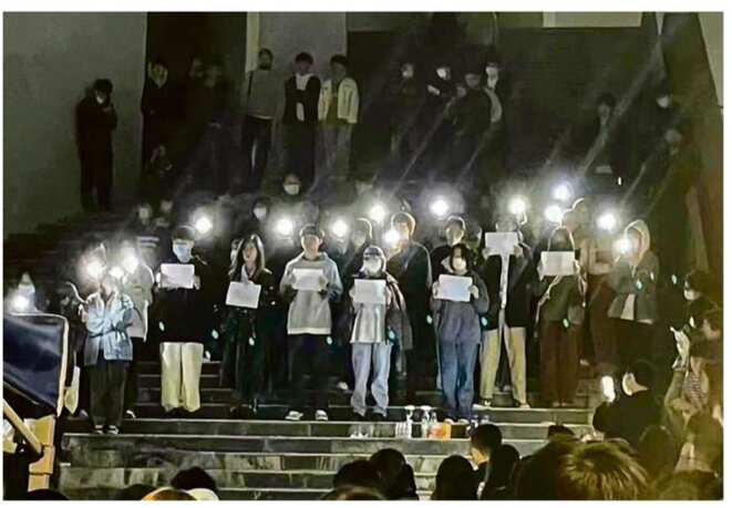 Chine: révolte historique contre la dictature.