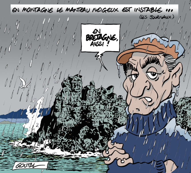 Le dessin de l'année dernière, à la même époque...