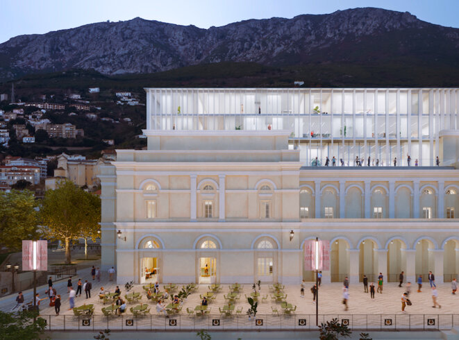 Théâtre de Bastia néoclassique et ultramoderne