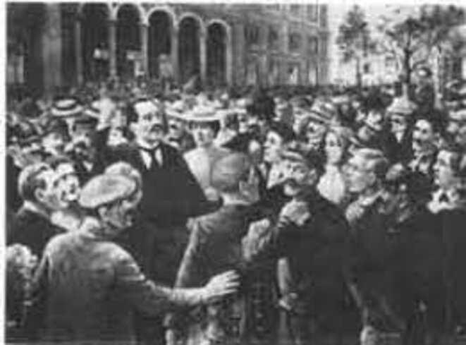 Luxemburg et Liebknecht le 1er mai 1916