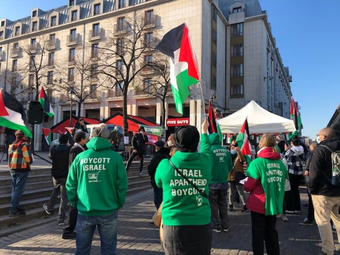 Rassemblement pour la Palestine, samedi 14 janvier
