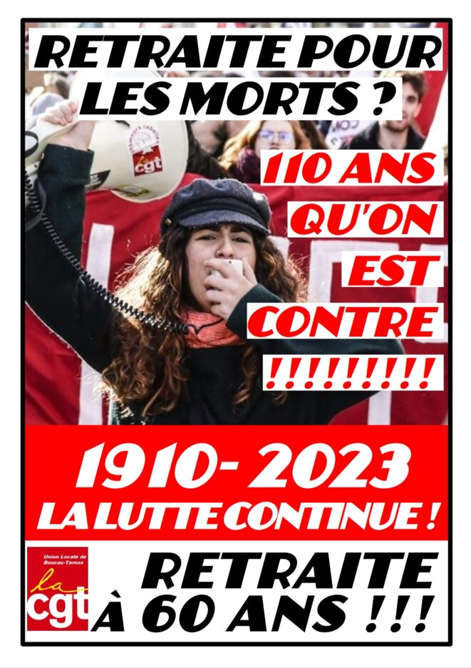 La retraite pour les morts? 110 ans qu'on est contre!