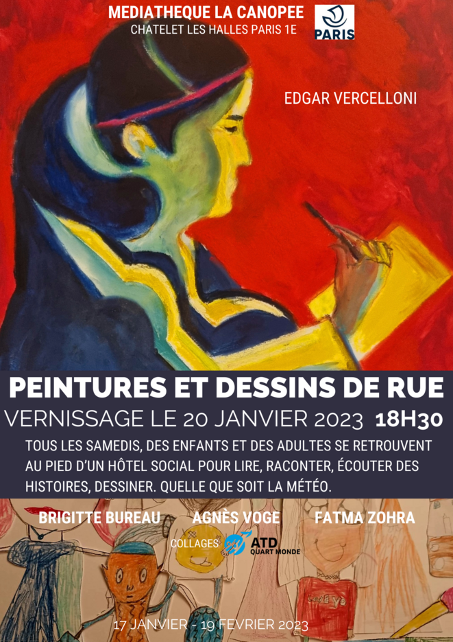 Exposition Peintures et dessins de rue